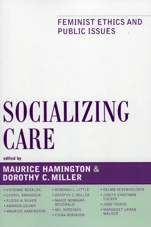 Cover of Socializing Care