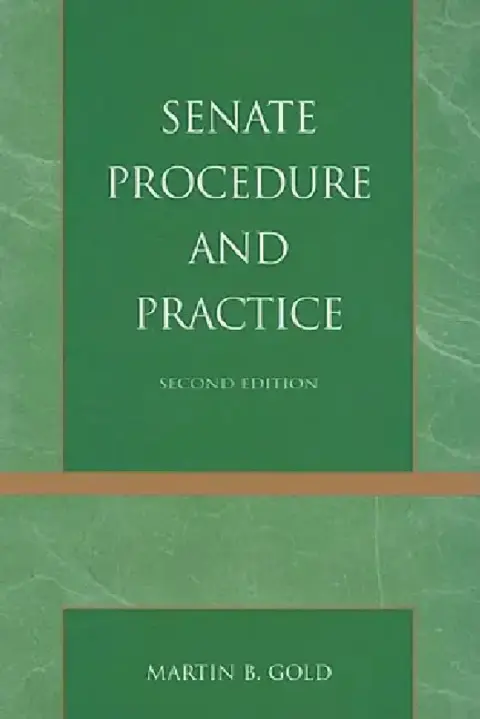Cover of Senate Procedure and Practice