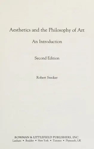 Cover of Aesthetics and the Philosophy of Art