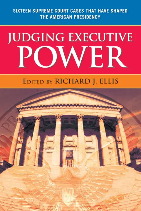 Cover of Judging Executive Power