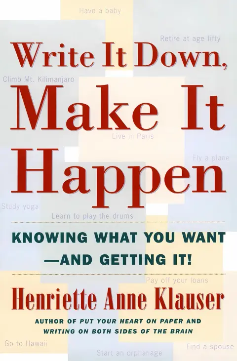 Cover of Write It Down, Make It Happen