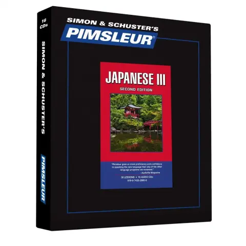 Cover of Pimsleur Japanese Level 3 CD
