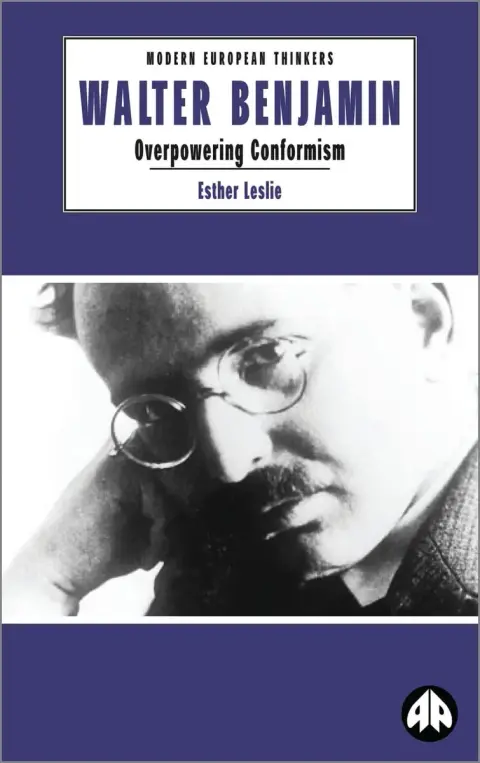 Cover of Walter Benjamin