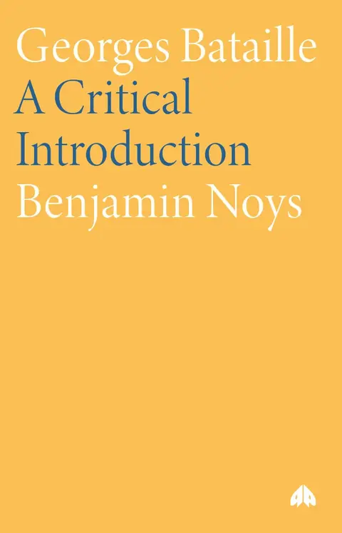 Cover of Georges Bataille
