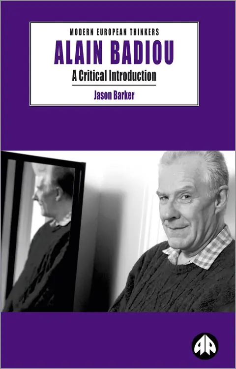 Cover of Alain Badiou