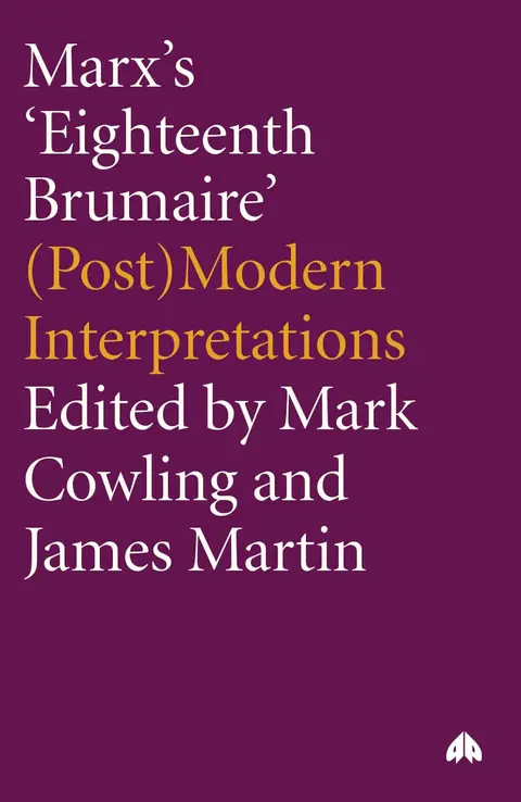 Cover of Marx's Eighteenth Brumaire