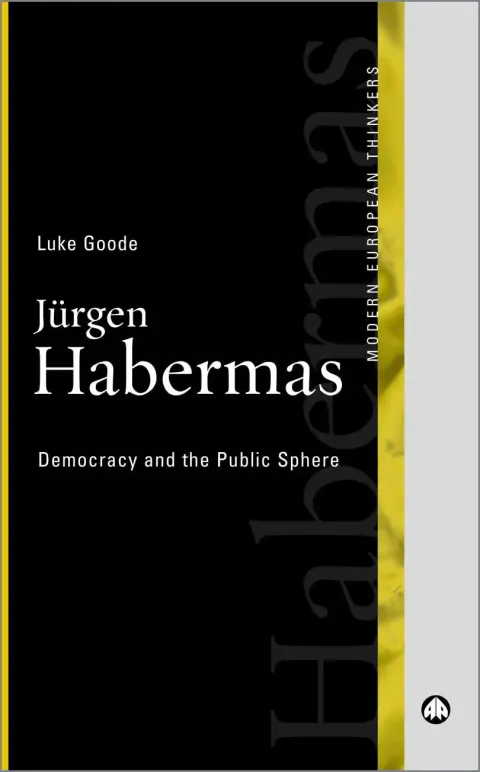 Cover of Jurgen Habermas