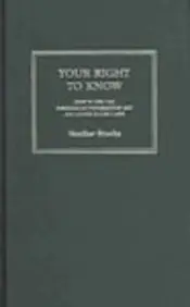 Cover of Your Right to Know