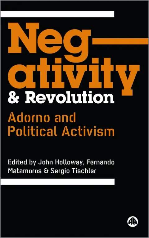 Cover of Negativity and Revolution