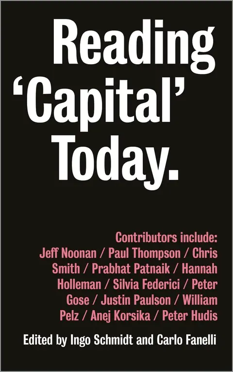 Cover of Reading Capital Today