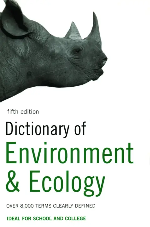 Cover of Dictionary of Environment and Ecology