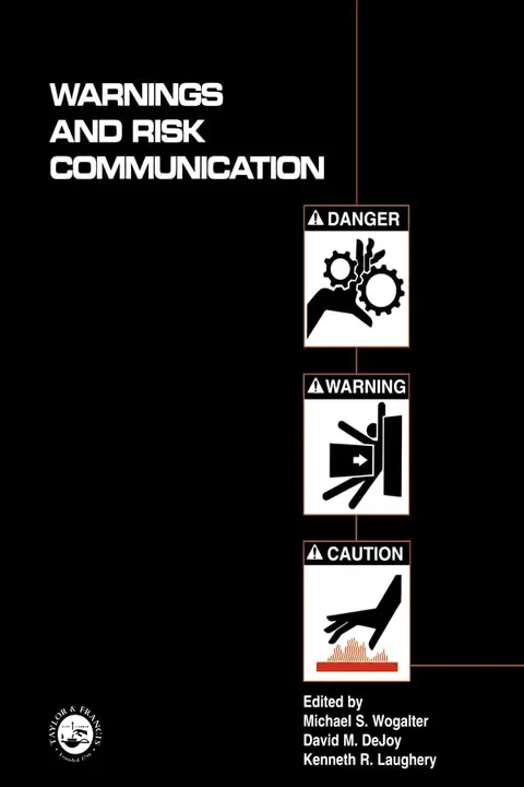 Cover of Warnings and Risk Communication