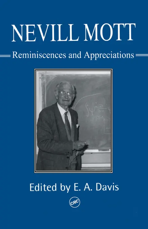 Cover of Nevill Mott