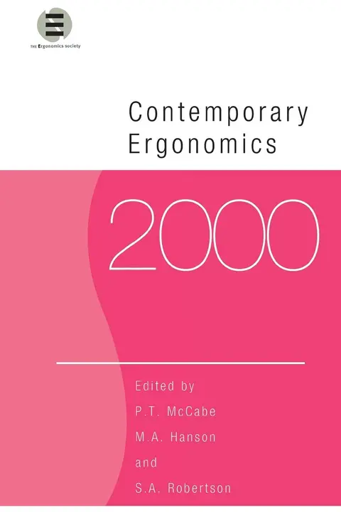 Cover of Contemporary Ergonomics 2000