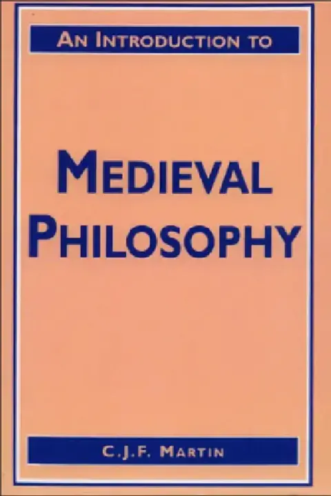 Cover of An Introduction to Medieval Philosophy