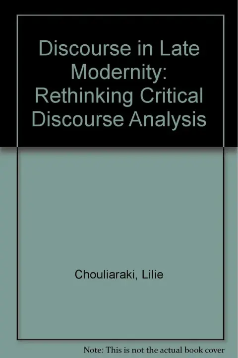 Cover of Discourse in Late Modernity