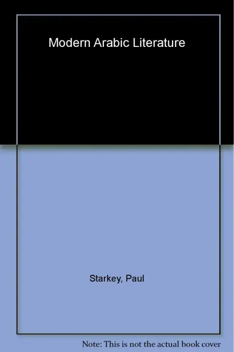 Cover of Modern Arabic Literature
