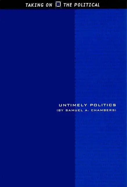 Cover of Untimely Politics