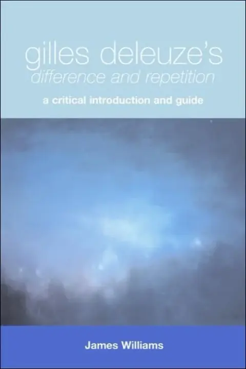 Cover of Gilles Deleuze's "Difference and Repetition"