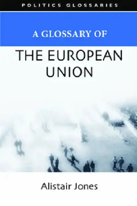 Cover of A Glossary of the European Union