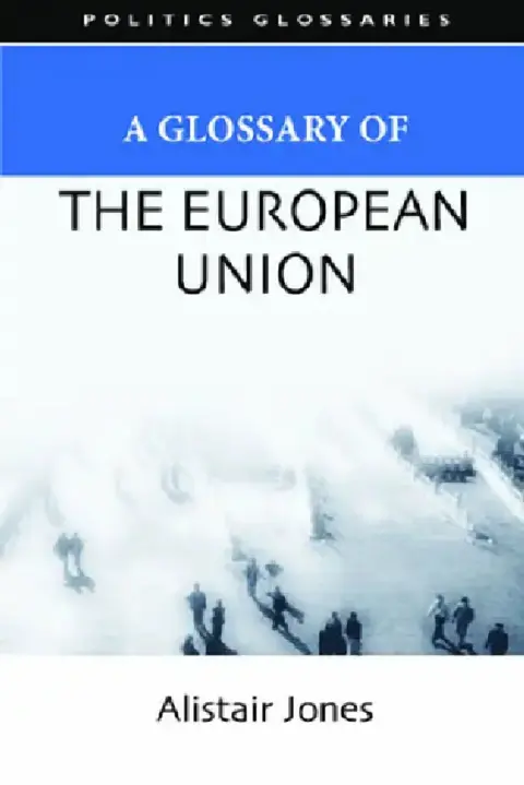 Cover of A Glossary of the European Union