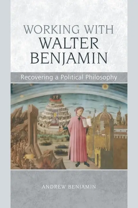 Cover of Working with Walter Benjamin