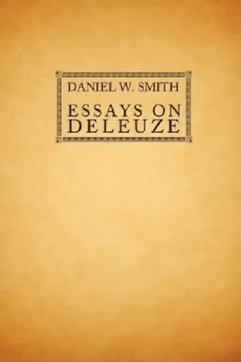 Cover of Essays on Deleuze