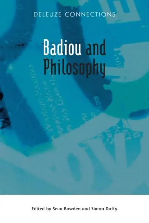 Cover of Badiou and Philosophy