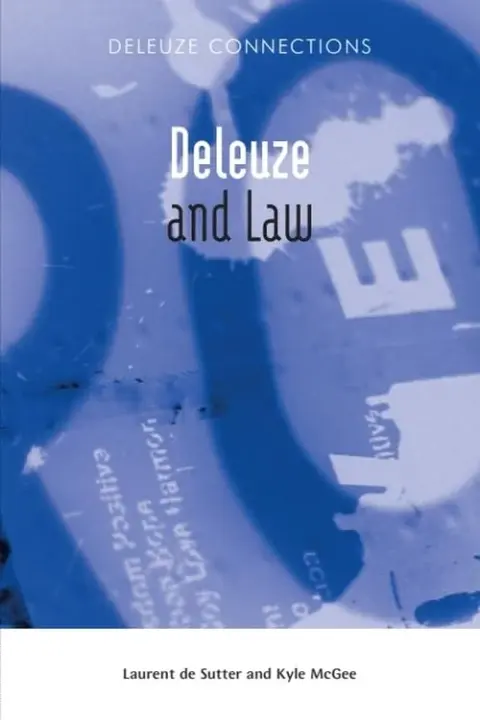 Cover of Deleuze and Law