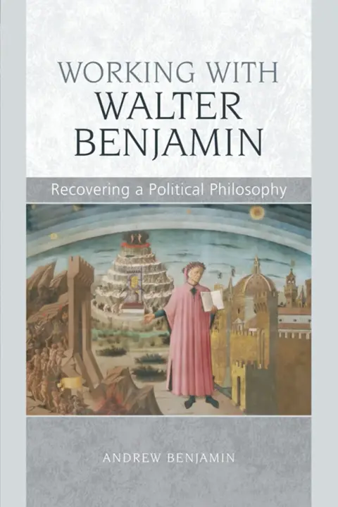 Cover of Working with Walter Benjamin