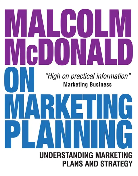 Cover of Malcolm McDonald on Marketing Planning