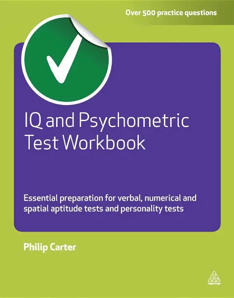 Cover of IQ and psychometric test workbook