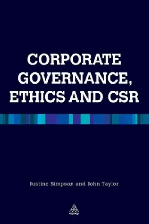 Cover of Corporate Governance Ethics and Csr
