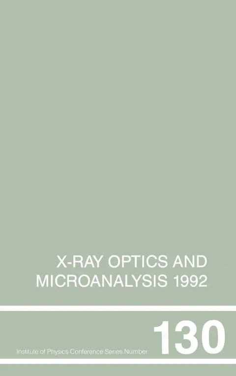 Cover of X-Ray Optics and Microanalysis 1992