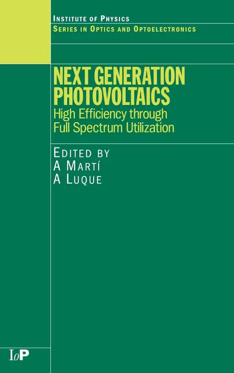 Cover of Next Generation Photovoltaics