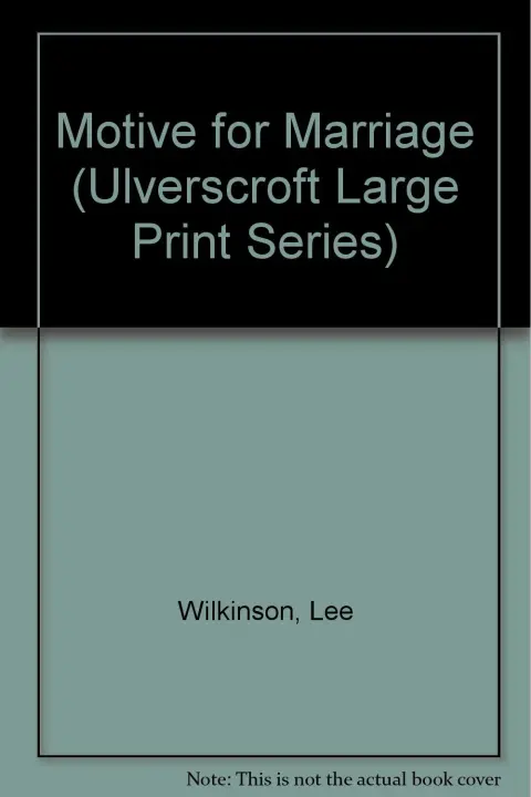 Cover of Motive for Marriage