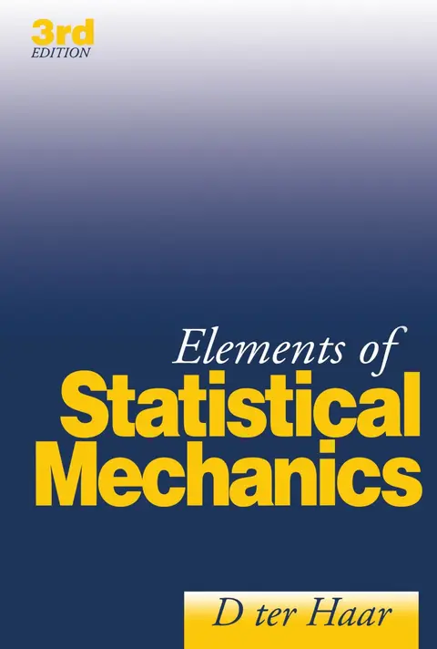 Cover of Elements of Statistical Mechanics