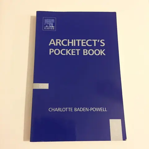 Cover of Architect's Pocket Book