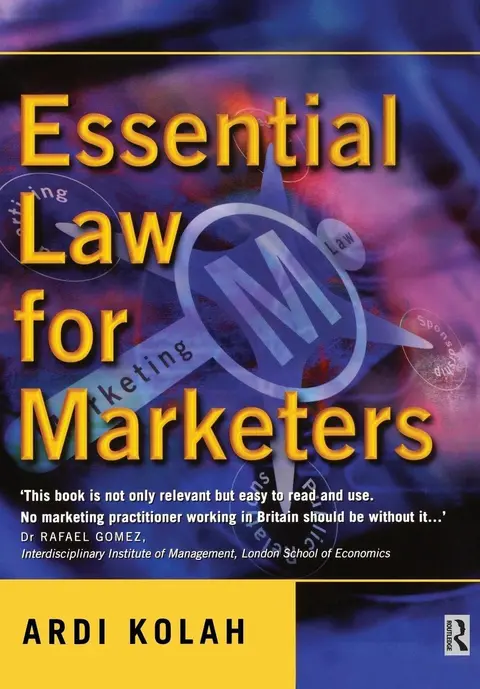 Cover of Essential Law for Marketers