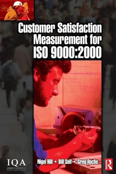 Cover of Customer Satisfaction Measurement for Iso 9000