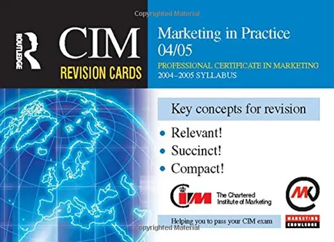 Cover of Marketing in Practice