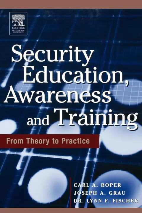 Cover of Security Education, Awareness, and Training