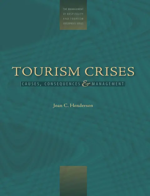 Cover of Managing Tourism Crises