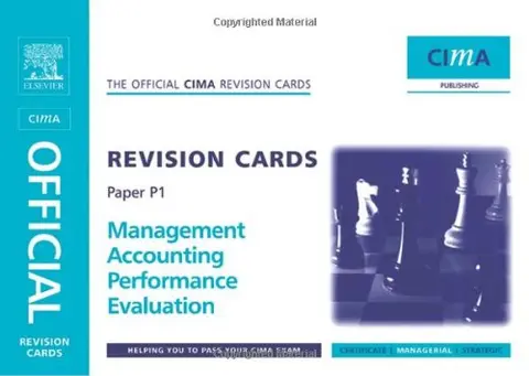 Cover of CIMA Revision Card