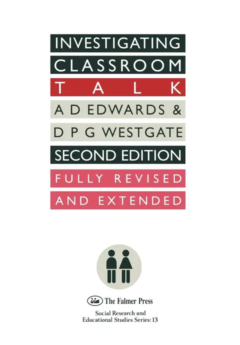 Cover of Investigating Classroom Talk