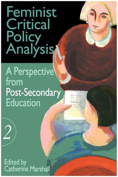 Cover of Feminist Critical Policy Analysis