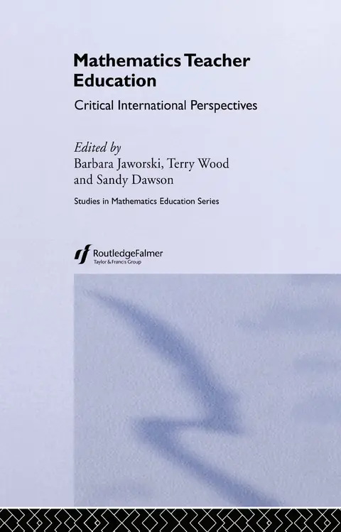 Cover of Mathematics Teacher Education