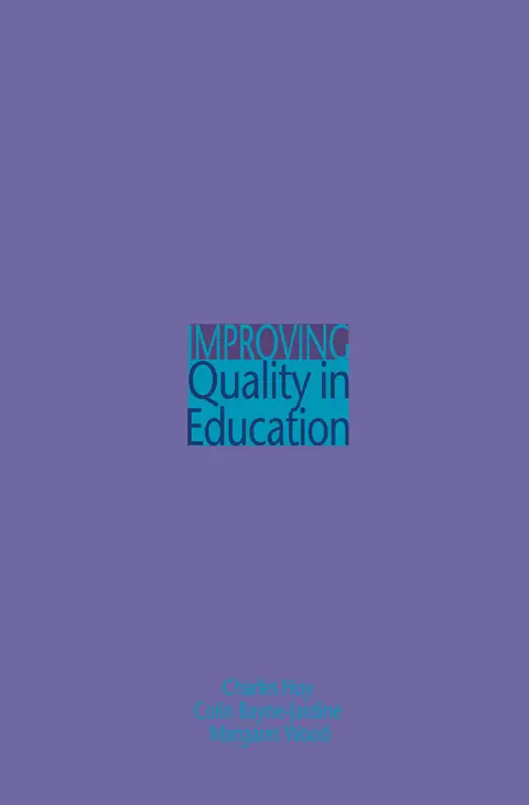 Cover of Improving Quality in Education