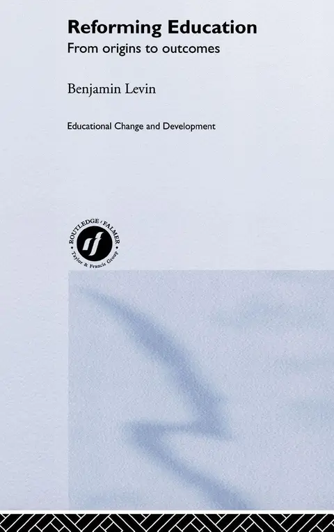 Cover of Reforming Education