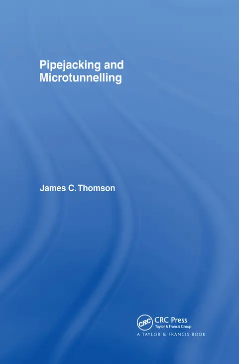 Cover of Pipejacking & Microtunnelling